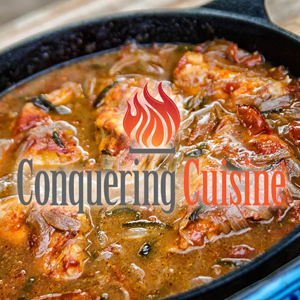Conquering Cuisine gift cards for meal packages and cooking lessons.